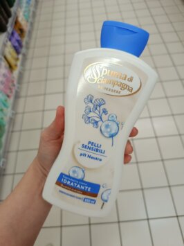 taliansky krémový dámsky sprchový gel mousey shop Spuma di Sciampagna, hydratačný sprchový gél, 650ml