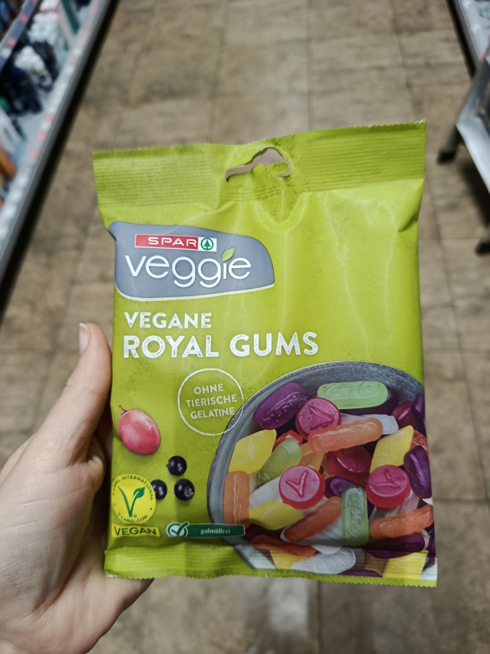 SPAR Veggie vegánske kráľovské žuvačky, 200g