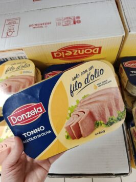 taliansky tuniak v oleji mousey shop Donzela tuniak v slnečnicovom oleji, 6x80g