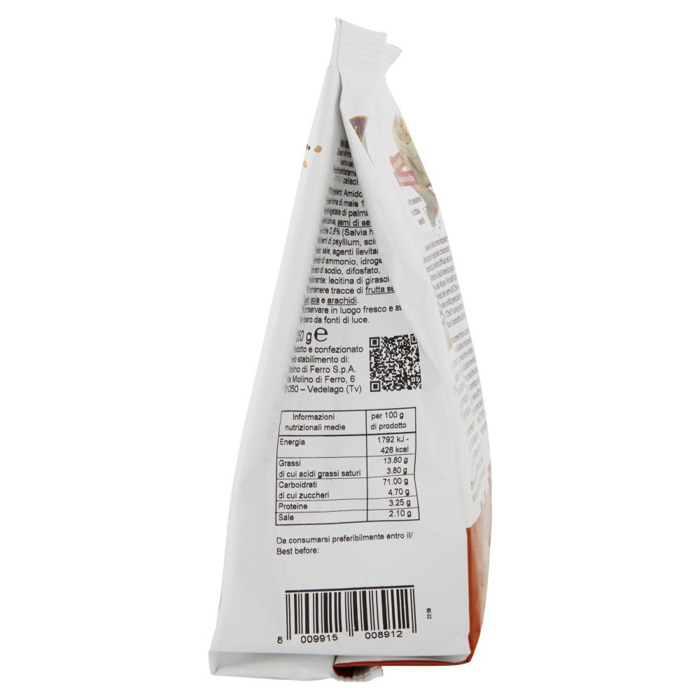 Le Veneziane bezlepkové grissini so sézamom a chia semienkami, 250g – Obrázok 2