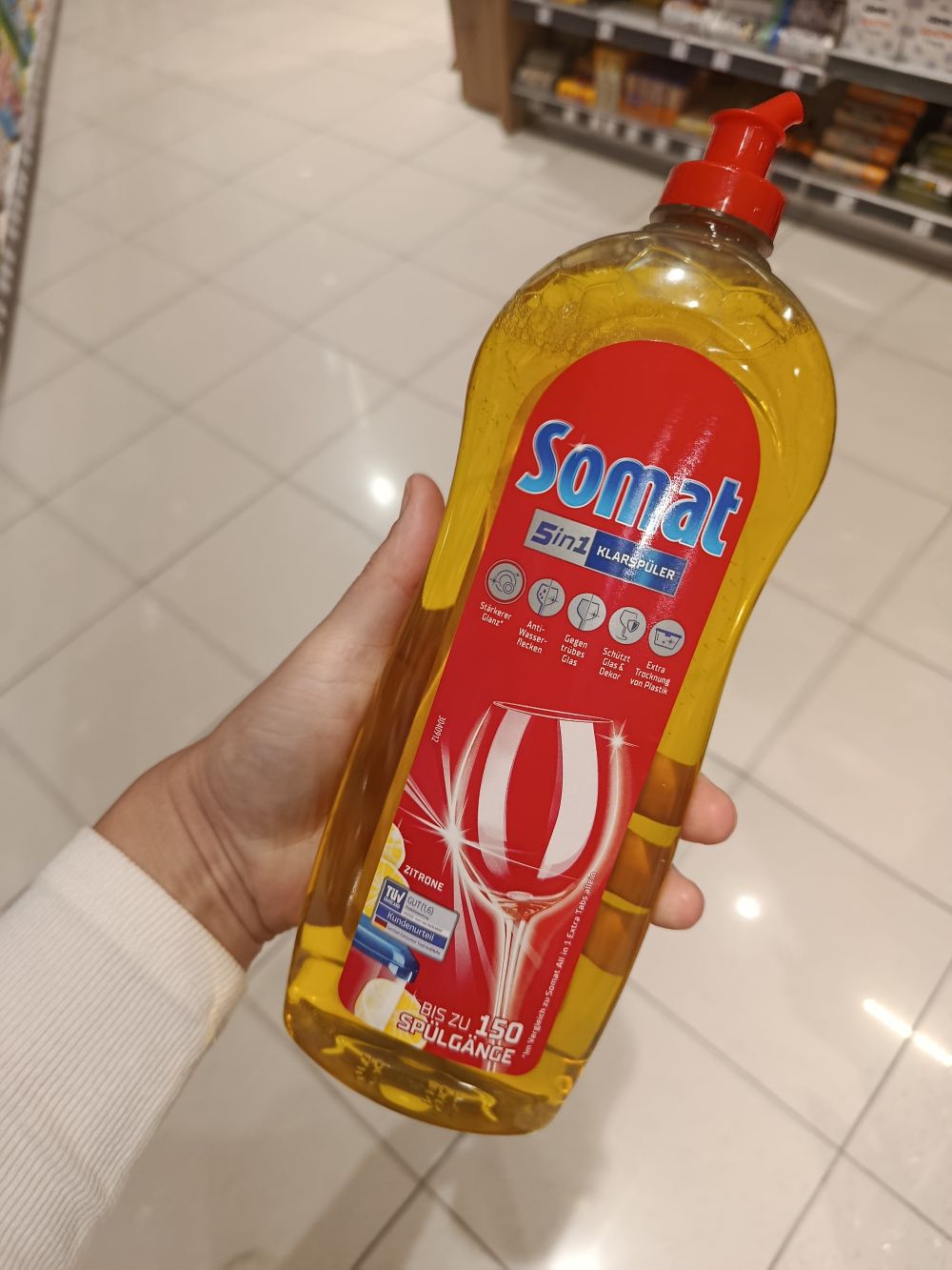 Somat leštidlo do umývačky riadu citrón a limetka, 750ml