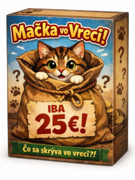 mačka vo vreci Mačka vo vreci Mousey shop v hodnote 35€