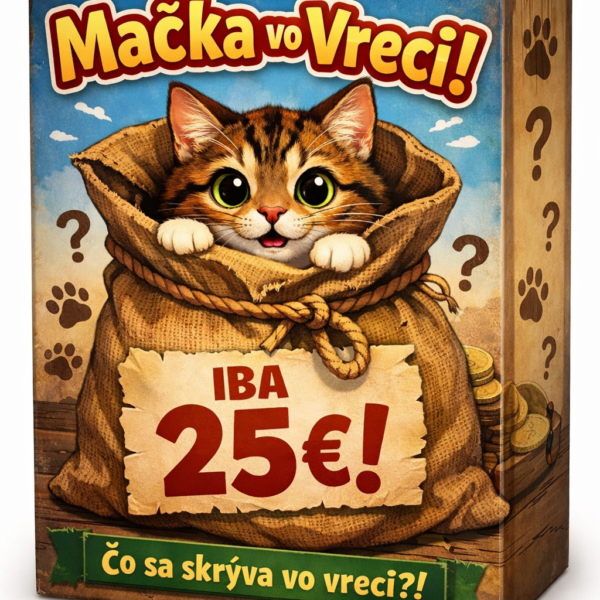 mačka vo vreci Mačka vo vreci Mousey shop v hodnote 35€