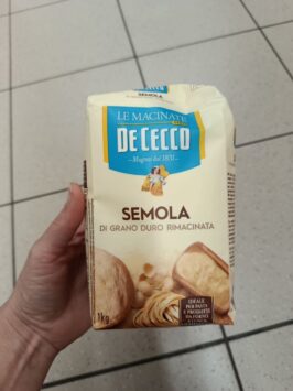 múka semola talianska mousey shop De Cecco premletá tvrdá pšenica, 1kg