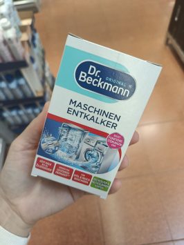 odstraňovač vodného kameňa pračka mousey shop Dr. Beckmann odvápňovač do myčky a práčky, 2x50g