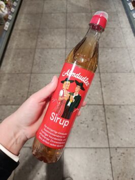 sirup z rakúska mousey shop Almdudler alpský bylinkový sirup, 0,7l