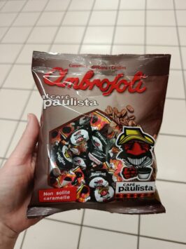talianska káva mousey shop Ambrofoli Paulista kávové cukríky, 150g