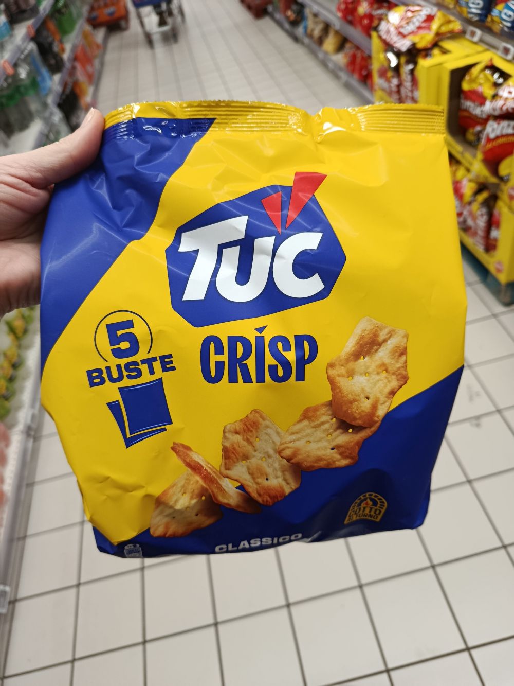 Tuc Crisp klasicky pečené krekry, 5x30g