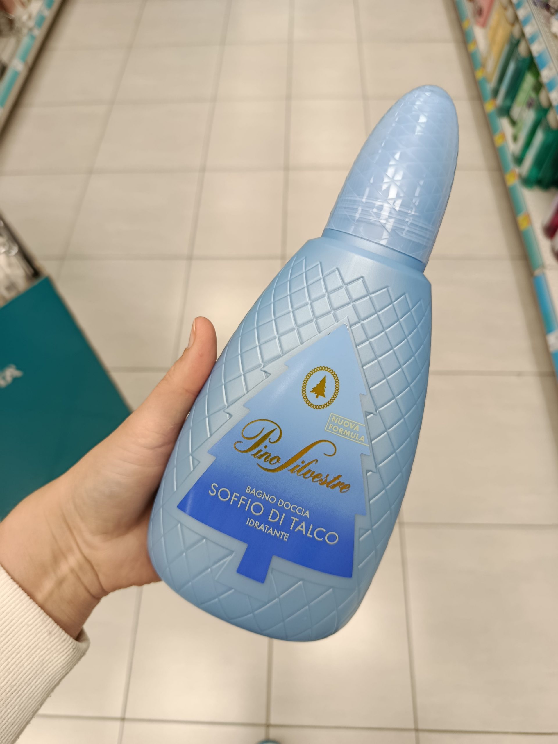 Pino Silvestre sprchový gel s vôňou púdru, 750ml