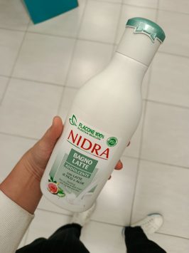 Nidra zjemňujúce mlieko do kúpeľa s figovým mliekom a aloe vera, 750ml