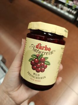 Darbo Naturrein kompót z lesných brusníc, 400g