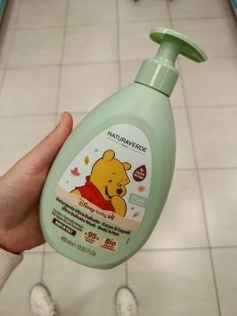 natura verde kozmetika baby mousey shop Naturaverde Disney Baby čistiaci gél pre bábätká, 400ml