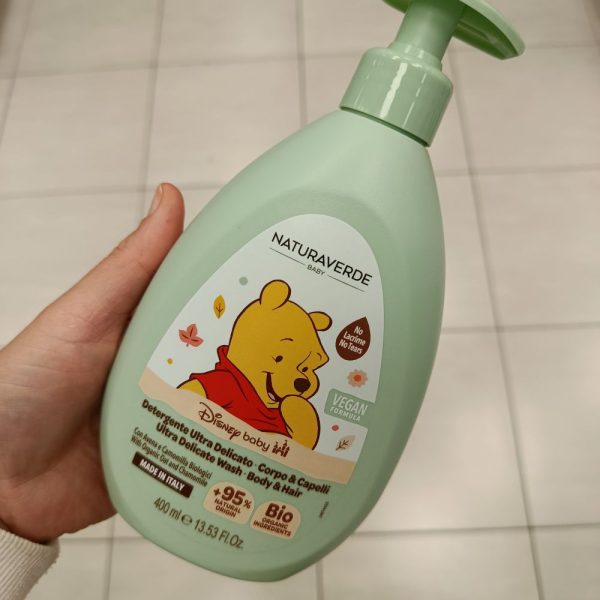 natura verde kozmetika baby mousey shop Naturaverde Disney Baby čistiaci gél pre bábätká, 400ml