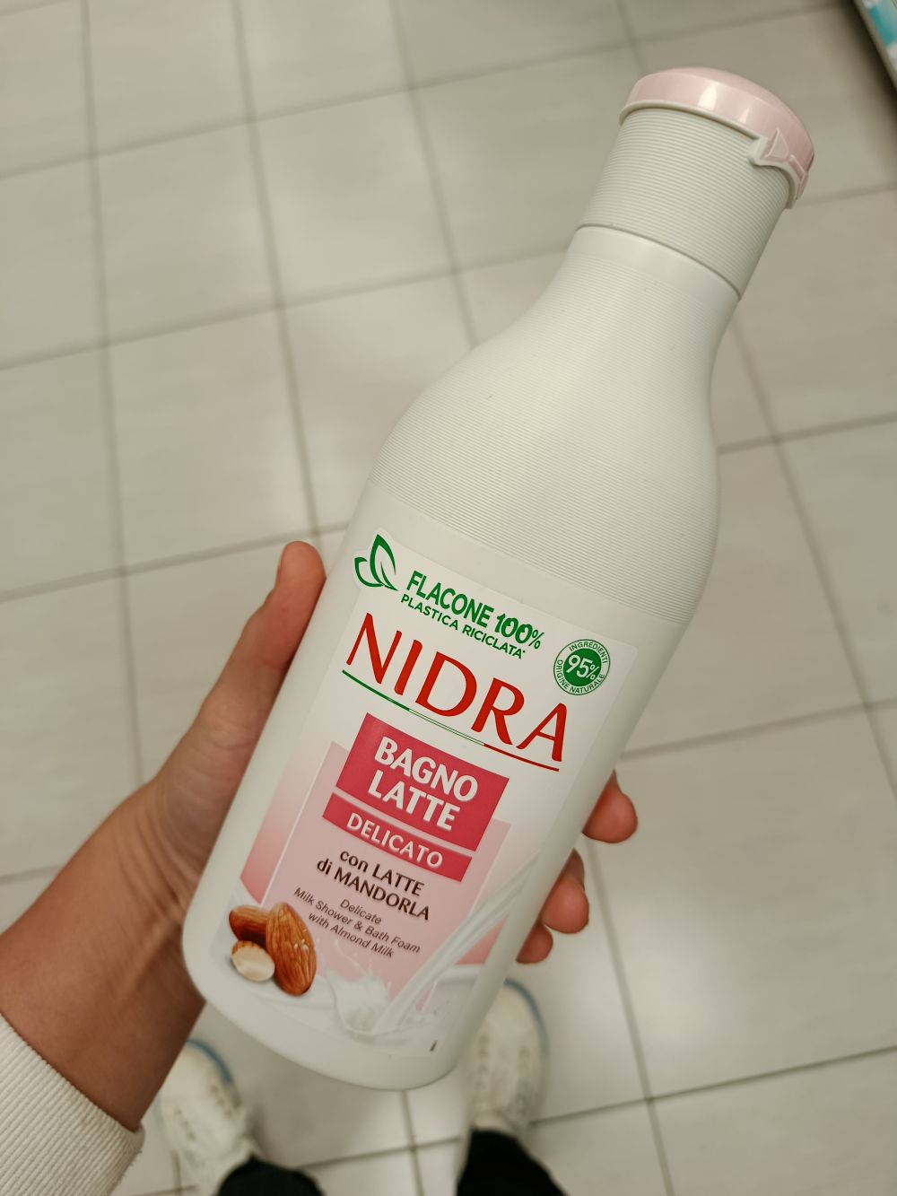 Nidra jemné mlieko do kúpela s mandľovým mliekom, 750ml