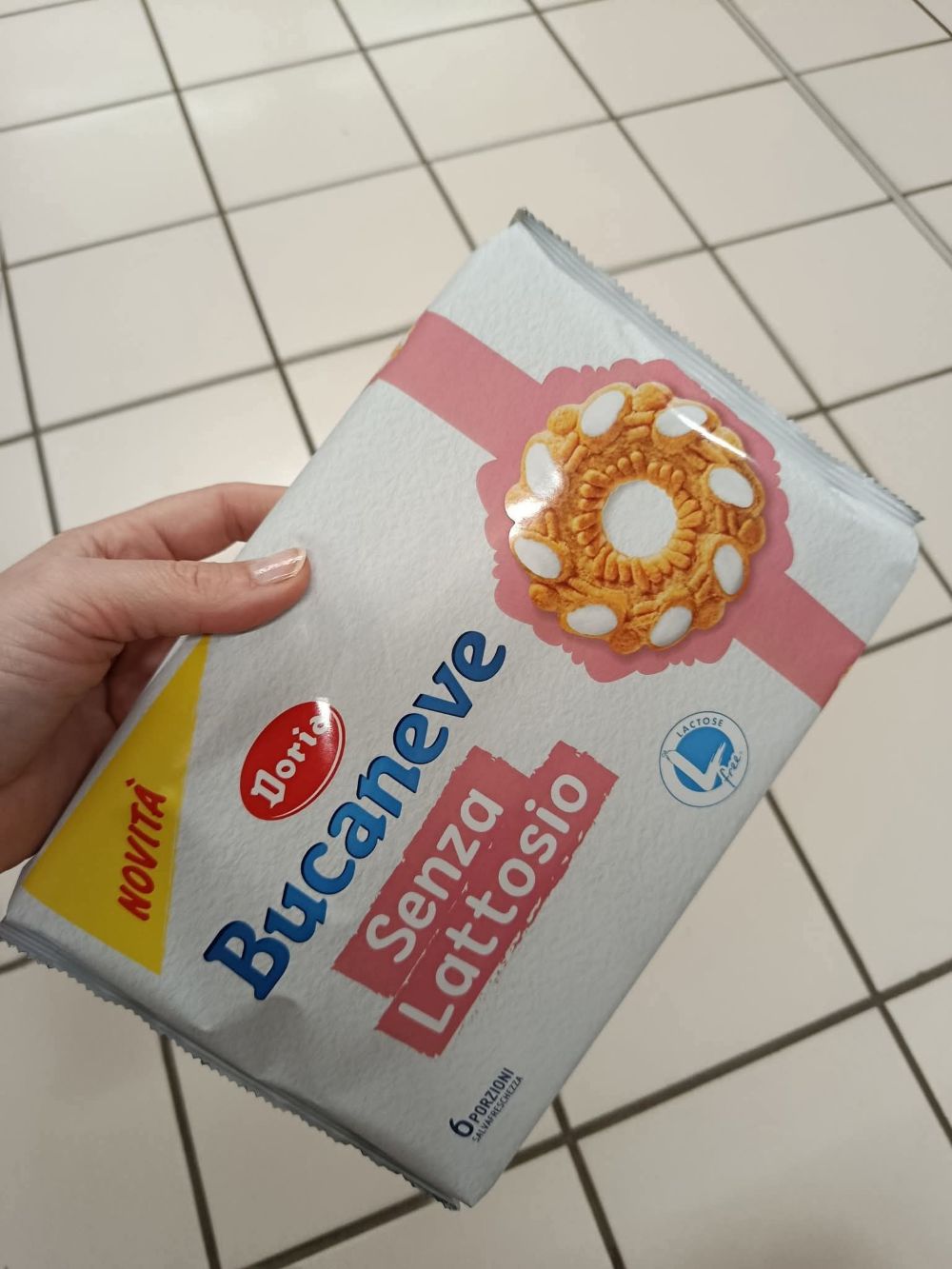 Doria Bucaneve sušienky bez laktózy, 6x45,6g